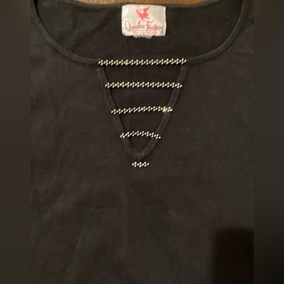 LadiesSize 2X [I Think]Quacker Factory Longsleeve Sweater With Added Rhinestones - Picture 7 of 12